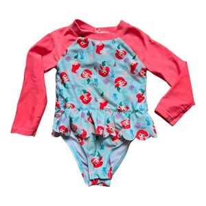 Disney Little Mermaid Swimsuit - Pink and Blue